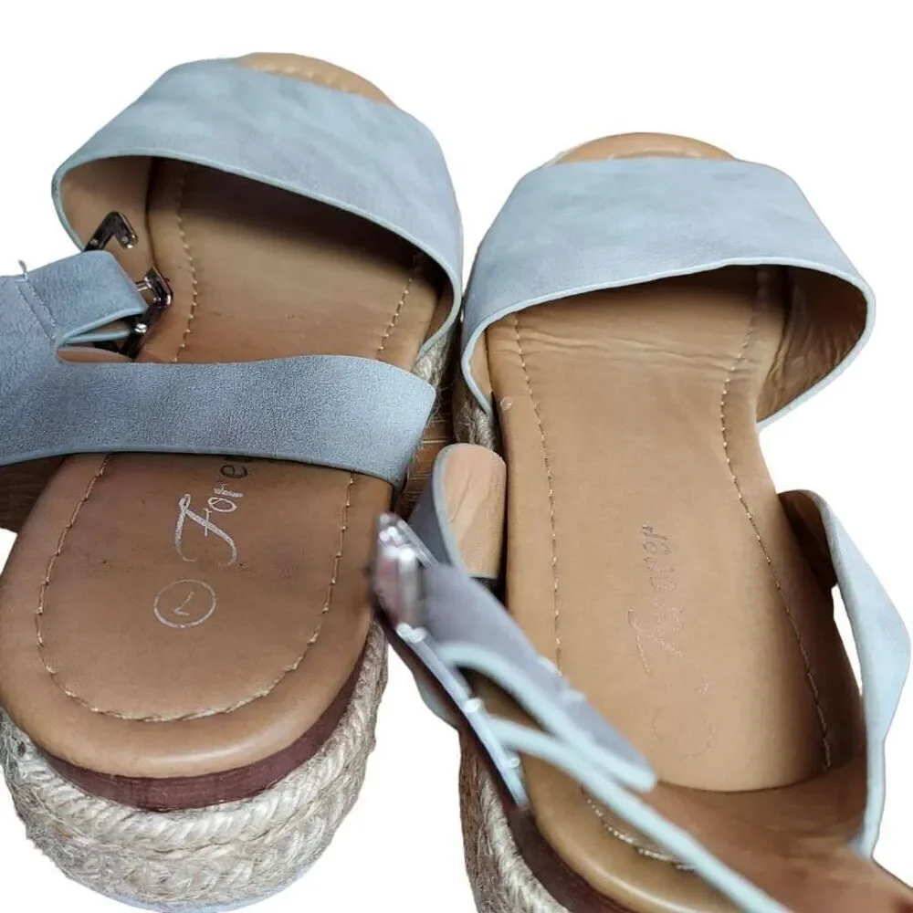 Forever platform sandals espadrilles
